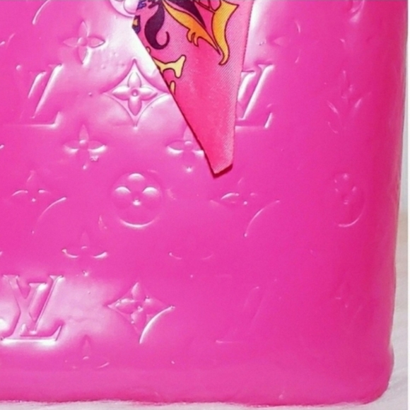 Louis Vuitton Houston Vernis Tote Pink Bag Satchel Shoulder Bag - Picture 2 of 8